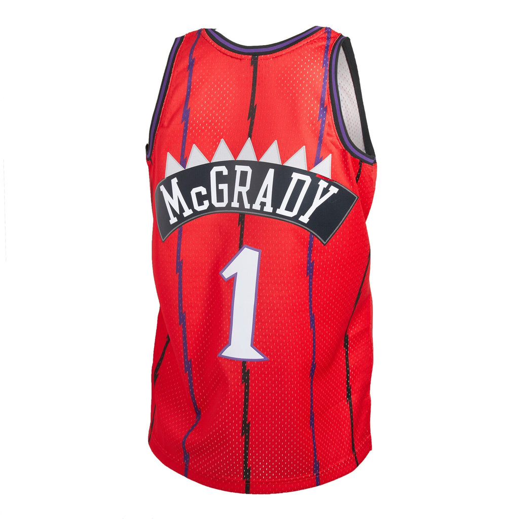 Toronto Raptors Tracy McGrady Mitchell & Ness Red 1998-99 Hardwood Classics Reload 2.0 Swingman Jersey for Men product image