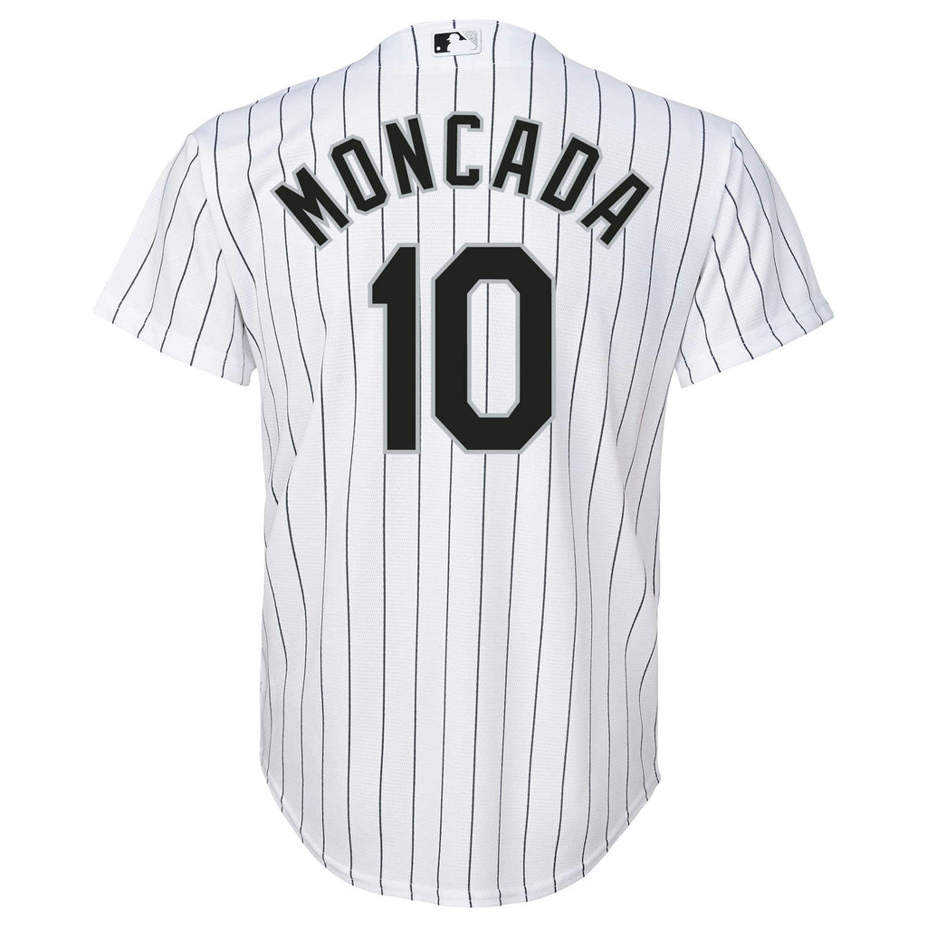 Youth Chicago White Sox Yoan Moncada White Replica Player Jersey product image 3, provided for visual reference and product