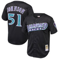 Randy Johnson Arizona Diamondbacks Mitchell & Ness Youth Cooperstown Collection Mesh Batting Practice Jersey - Black product
