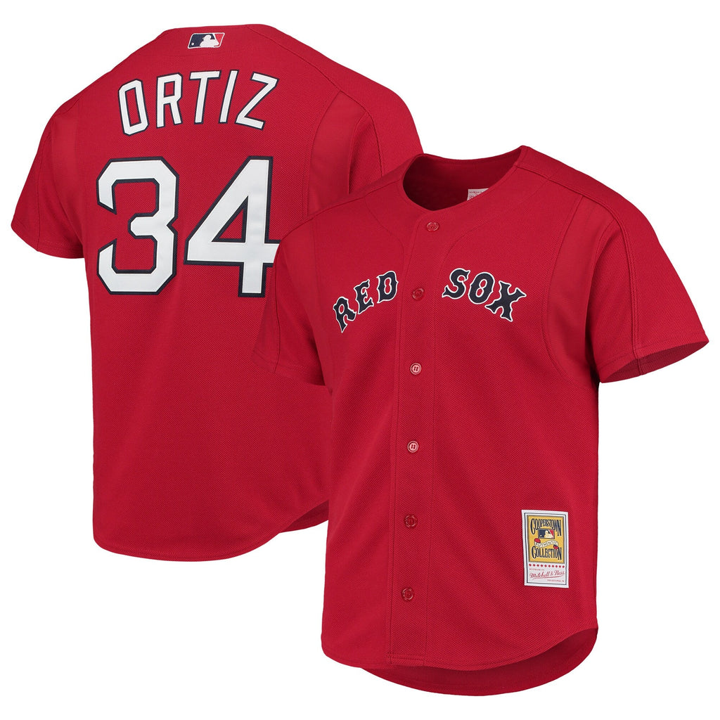 David Ortiz Boston Red Sox 2004 Authentic Batting Practice Jersey By Mitchell And Ness for Men product image 1, provided for