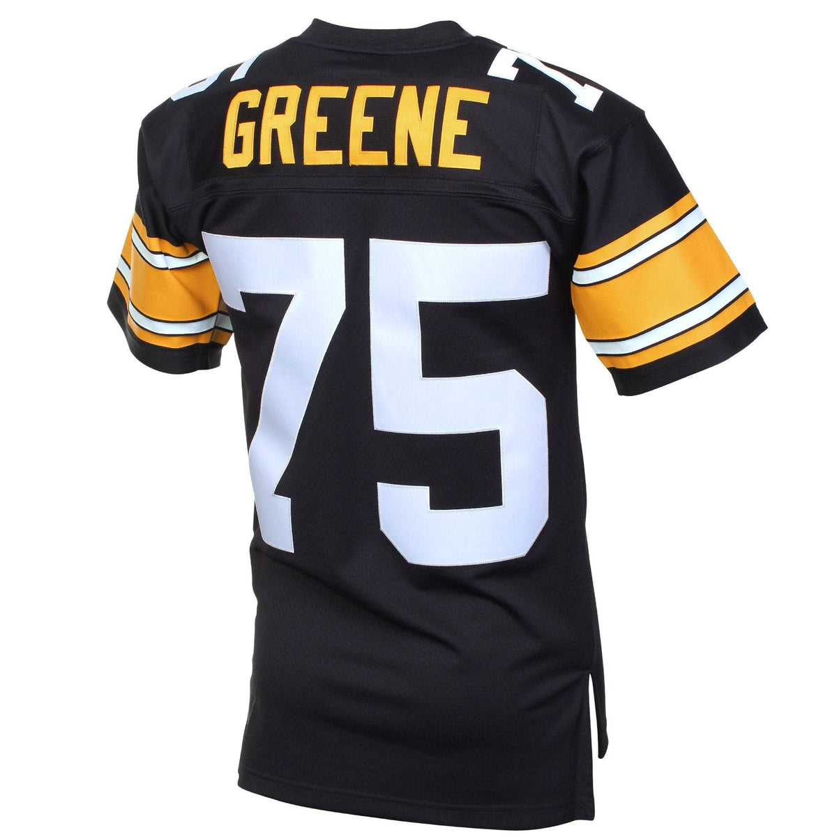 Mens Pittsburgh Steelers Joe Greene Mitchell & Ness Black Retired Legacy Replica Jersey product image 2, provided for visual
