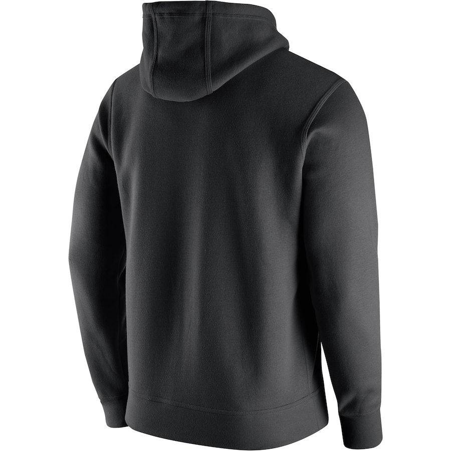 Purdue Boilermakers Nike Club Fleece Pullover Hoodie – Black product image 2, provided for visual reference and product