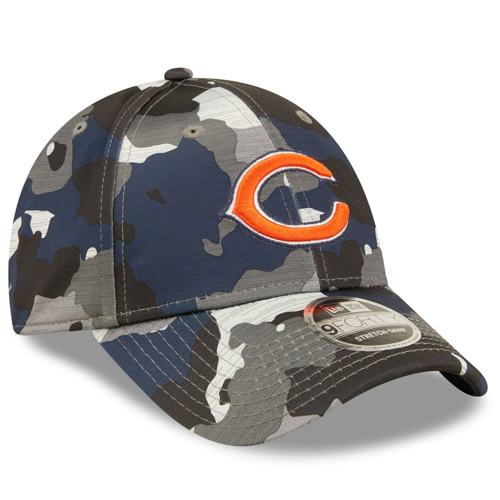 Chicago Bears New Era Camo 2022 NFL Training Camp Official 9FORTY Adjustable Hat for Men product image 3, provided for