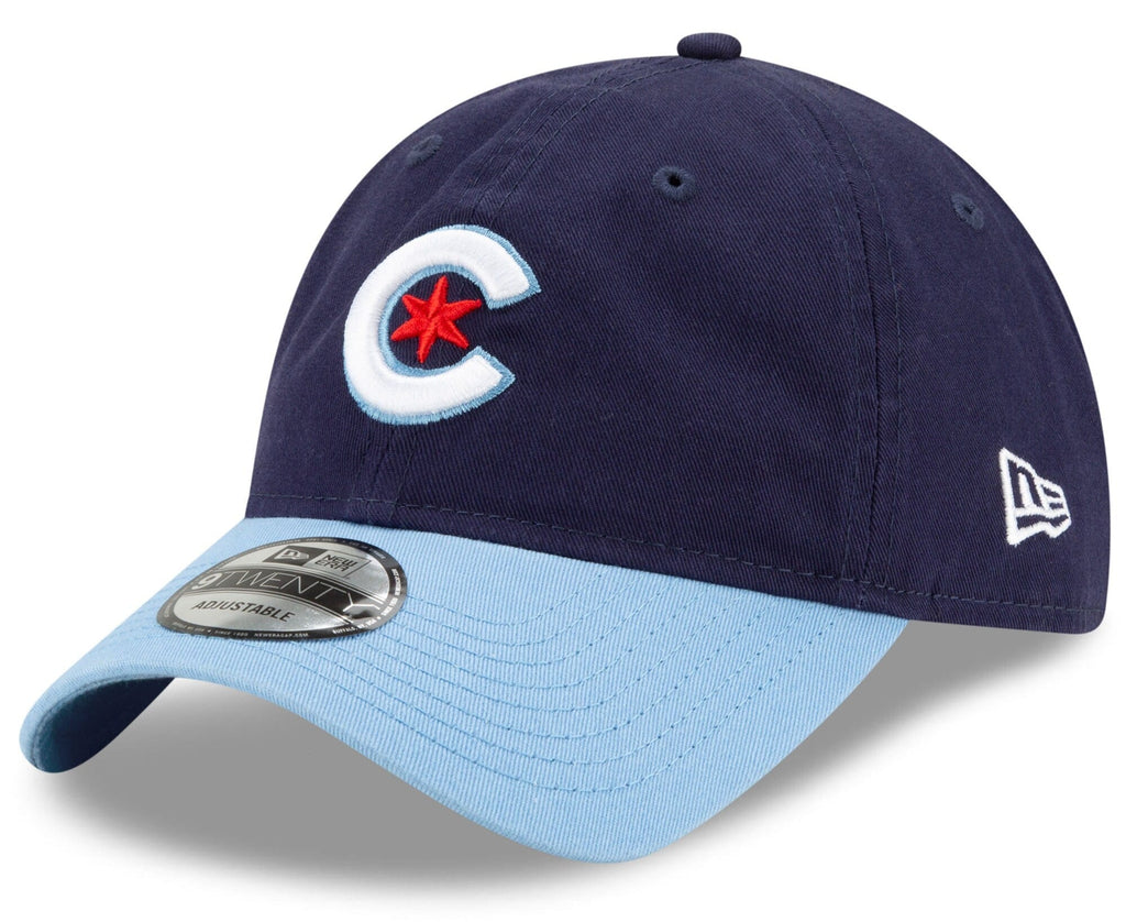 Chicago Cubs New Era Navy/Light Blue City Connect 9TWENTY Adjustable Hat for Men product image 1, provided for visual