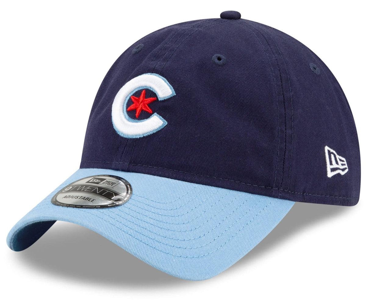 Chicago Cubs New Era Navy/Light Blue City Connect 9TWENTY Adjustable Hat for Men product image 1, provided for visual