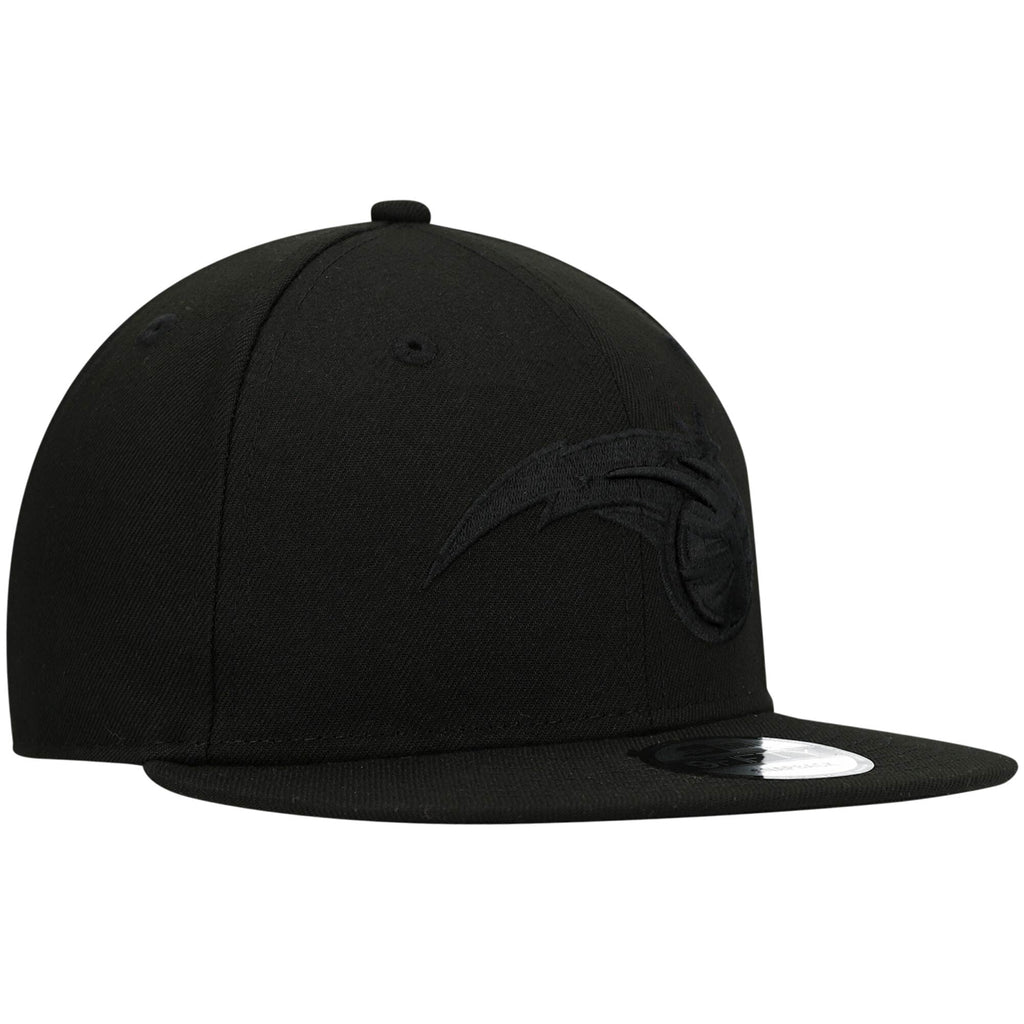 Orlando Magic New Era Black On Black Color Pack 9FIFTY Snapback Hat for Men product image 3, provided for visual reference