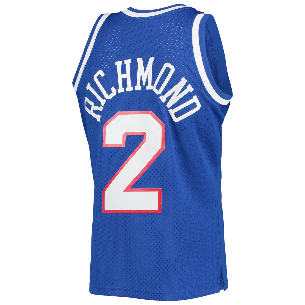 Mitch Richmond Sacramento Kings 1992-93 Royal Blue Swingman Replica Jersey By Mitchell & Ness for Men product image 3,