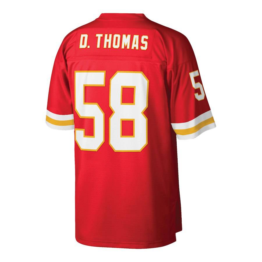 Kansas City Chiefs Derrick Thomas Mitchell & Ness Red Retired Player Replica Jersey for Men product image 3, provided for
