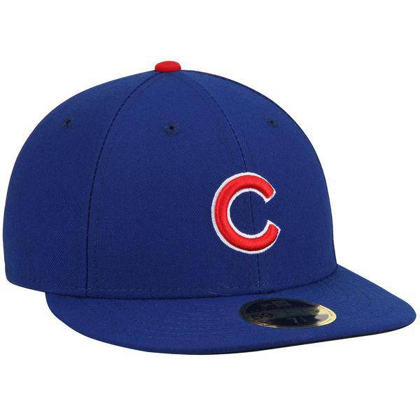 Chicago Cubs New Era Royal Authentic Collection On-Field 59FIFTY Low Profile Fitted Hat with 9/11 Side Patch for Men product