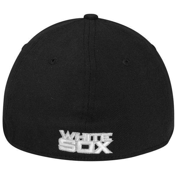 Chicago White Sox New Era Black MLB Team Classic 39THIRTY Flex Hat for Men product image 3, provided for visual reference