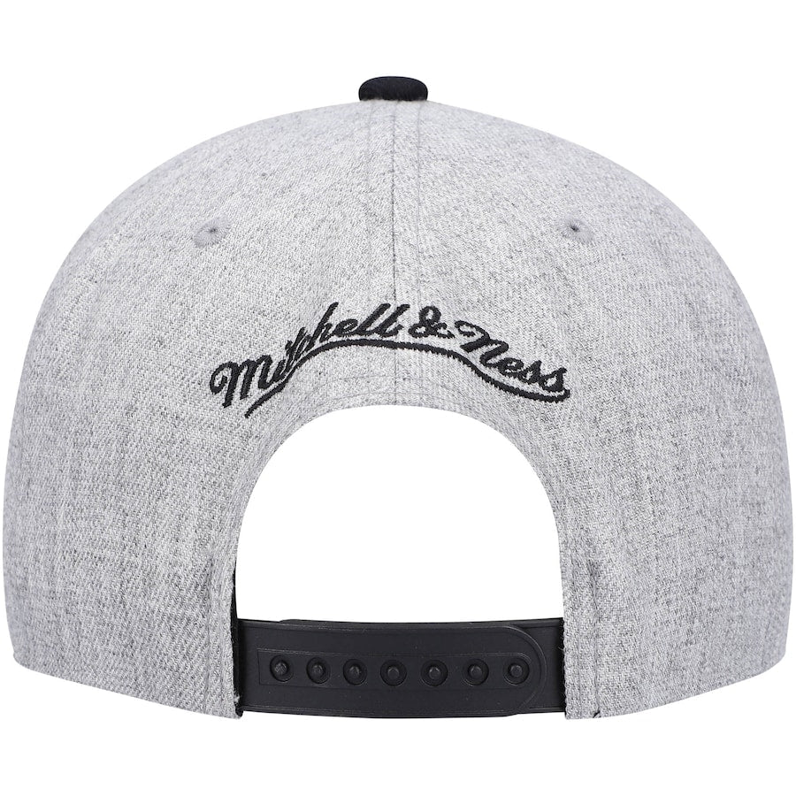 Orlando Magic Mitchell & Ness Gray/Blue Heathered Underpop Snapback Hat for Men product image 4, provided for visual