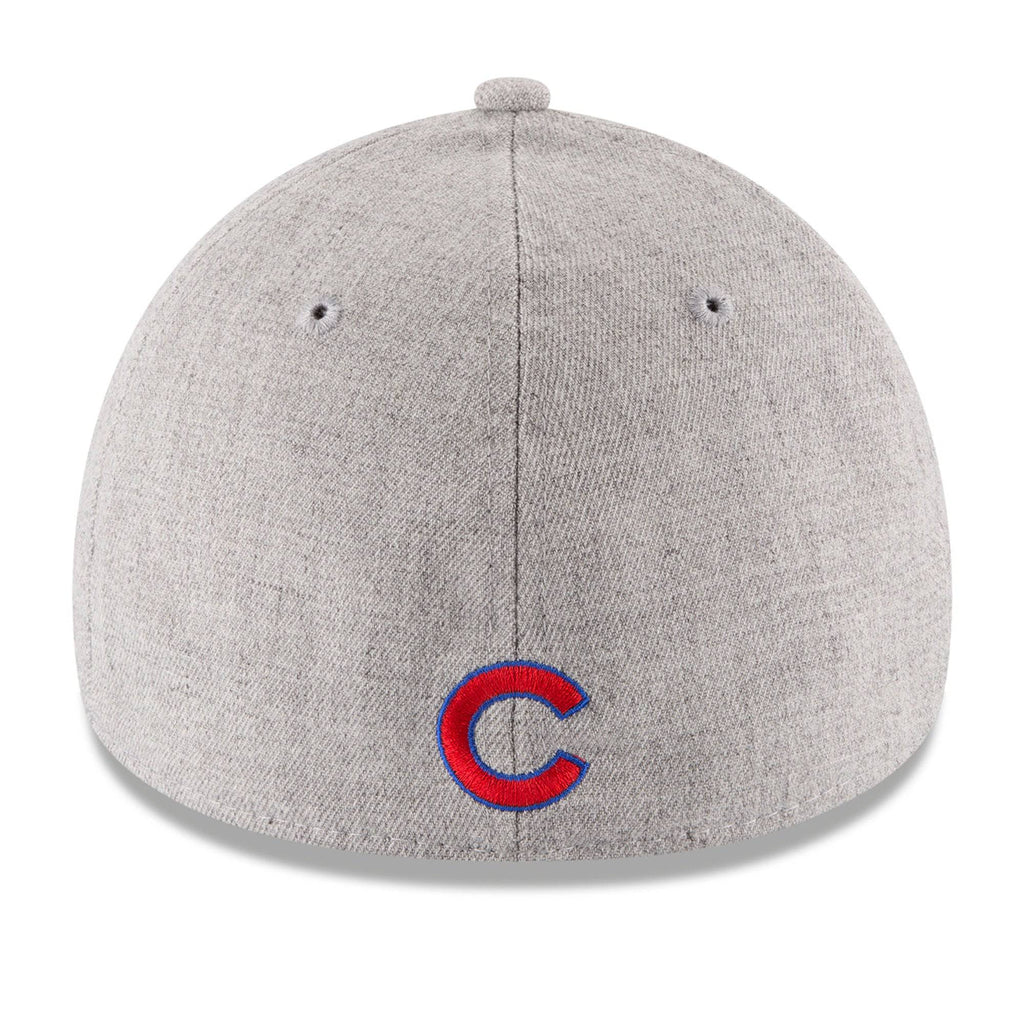 Chicago Cubs New Era Heathered Gray/Graphite Change Up Classic 39THIRTY Flex Hat for Men product image 4, provided for