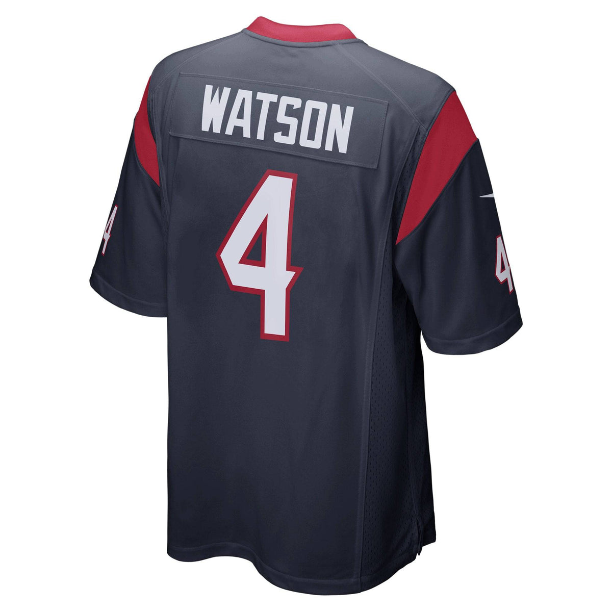 Youth Houston Texans Deshaun Watson Nike Navy Game Jersey product image 2, provided for visual reference and product detail