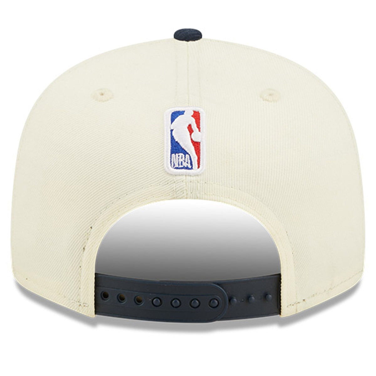 Denver Nuggets New Era 2022 NBA Draft 9FIFTY Snapback Adjustable Hat - Cream/Navy product image 4, provided for visual