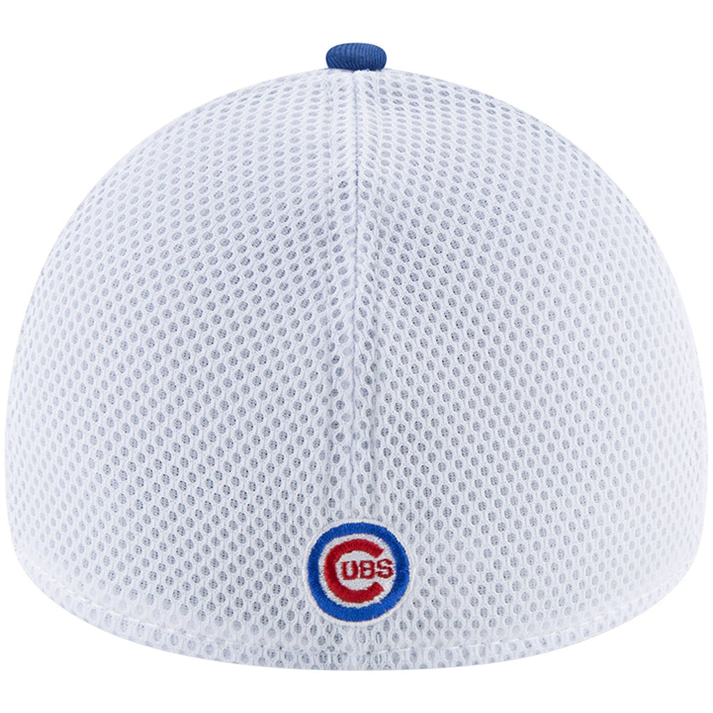 Chicago Cubs New Era Royal/White Semester Neo 39THIRTY Flex Hat for Men product image 4, provided for visual reference and