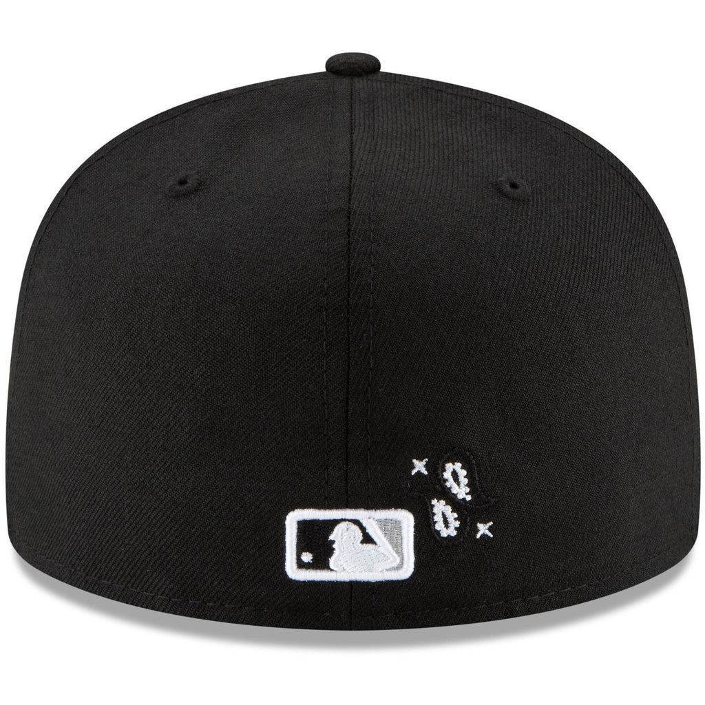 Chicago White Sox New Era Paisley Elements 59FIFTY Fitted Hat - Black product image 4, provided for visual reference and