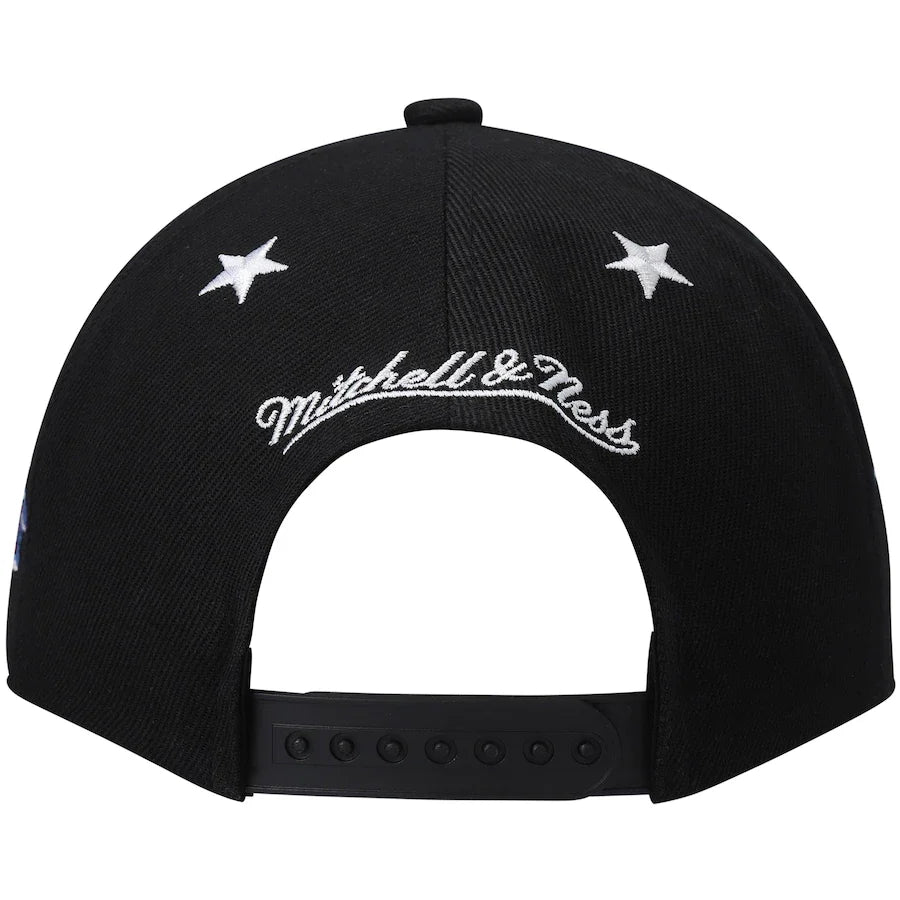 San Antonio Spurs NBA 97 Top Star HWC Black Mitchell & Ness Snapback Hat product image 4, provided for visual reference and