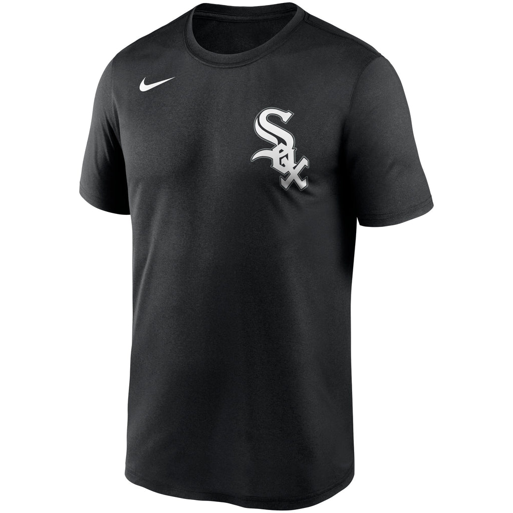 Chicago White Sox Nike Black Wordmark Legend T-Shirt for Men product image 2, provided for visual reference and product