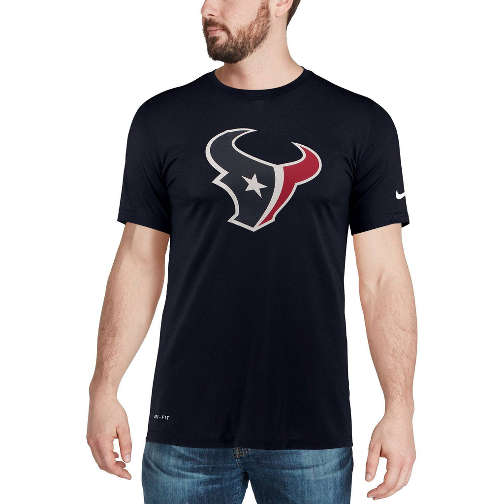 Houston Texans Nike Navy Legend Performance Logo Essential 3 Dri-Fit T-Shirt for Men product image 4, provided for visual
