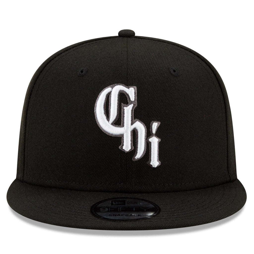 Chicago White Sox New Era Black City Connect 9FIFTY Snapback Adjustable Hat for Men product image 2, provided for visual