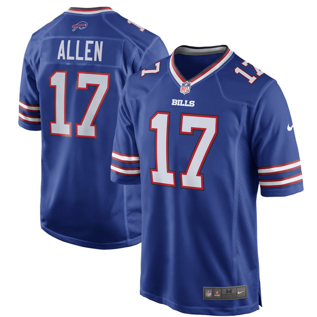 Buffalo Bills Josh Allen Nike Royal Game Player Jersey for Men product image 1, provided for visual reference and product