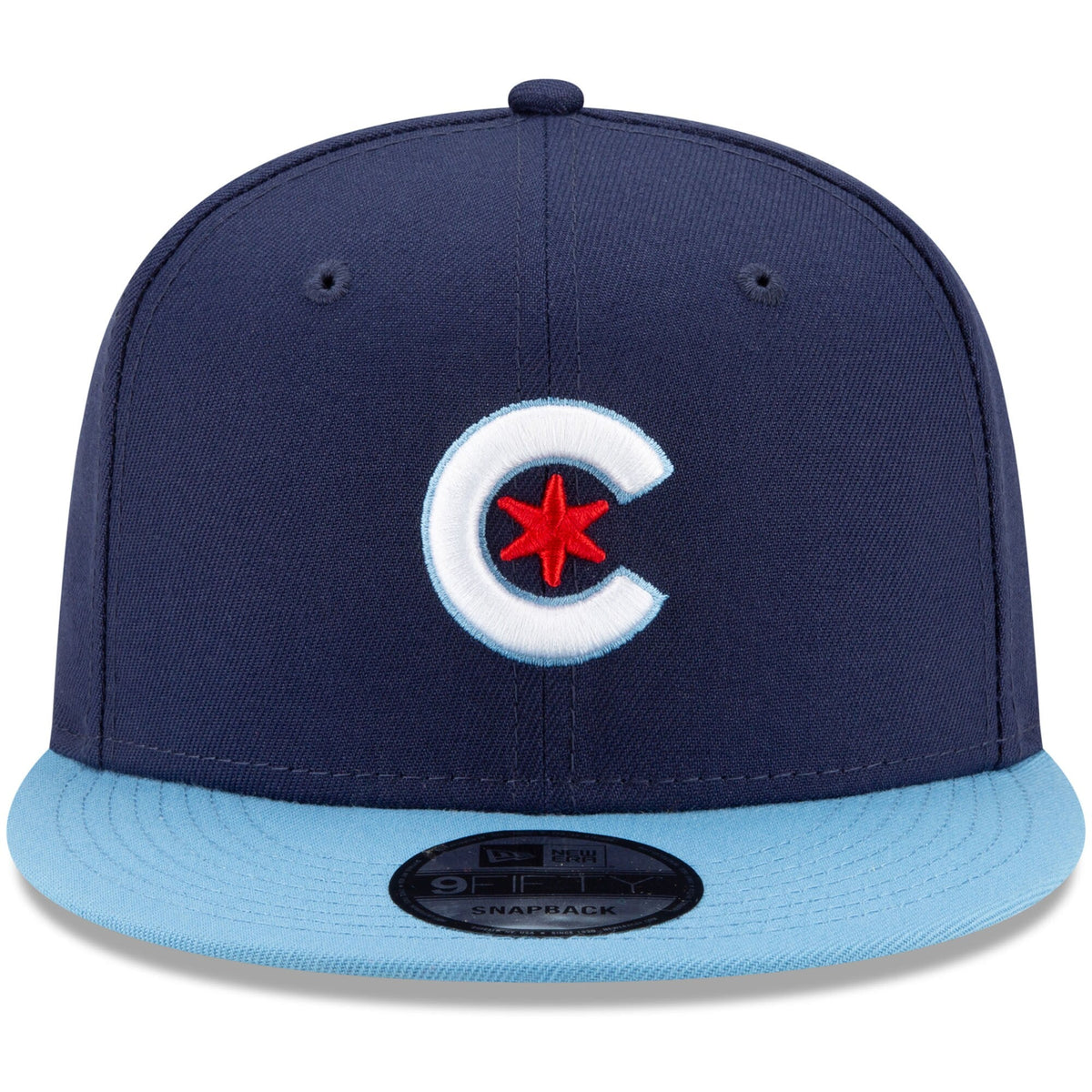 Chicago Cubs New Era Navy/Light Blue City Connect 9FIFTY Snapback Adjustable Hat for Men product image 2, provided for