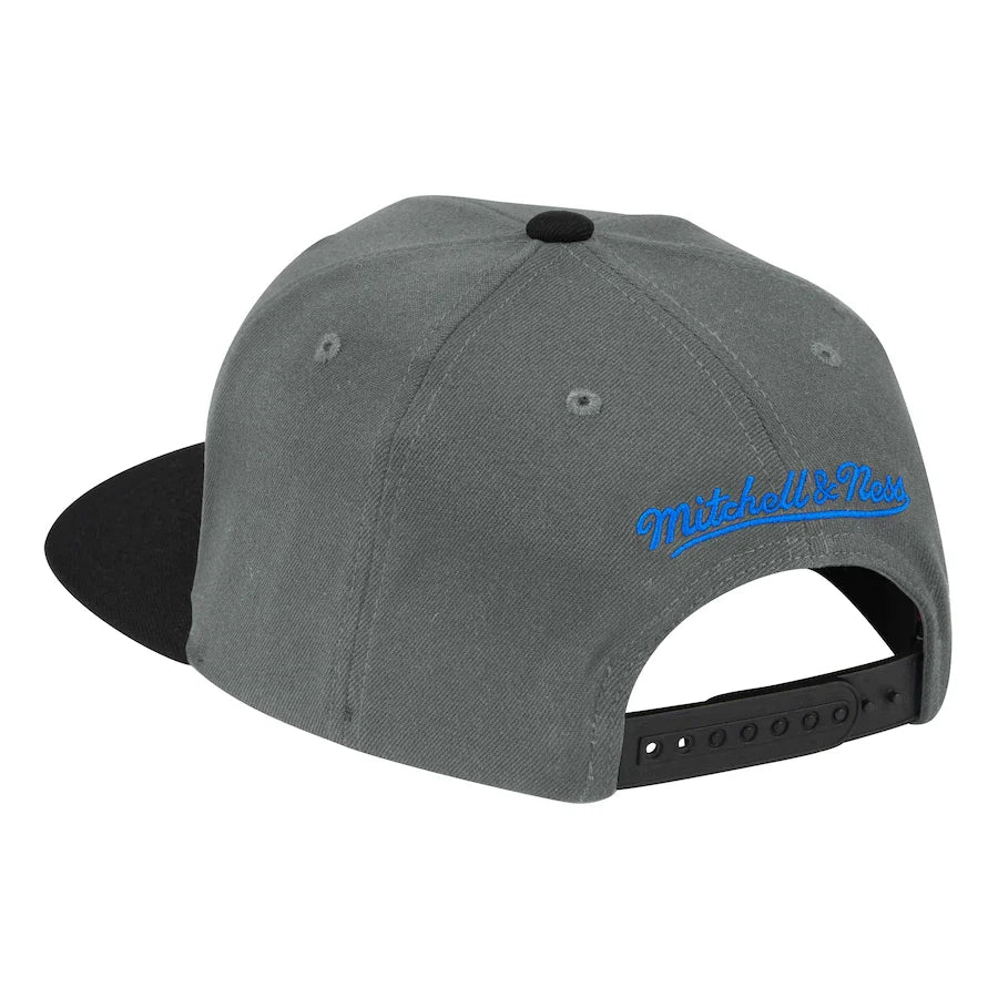 Mitchell & Ness Brooklyn Nets NBA Neon Lights Gray/Black Snapback for Men product image 2, provided for visual reference and