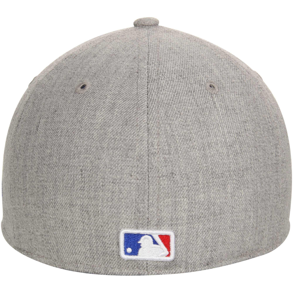 Chicago Cubs New Era Heathered Gray/Royal Change Up Low Profile 59FIFTY Fitted Hat for Men product image 4, provided for