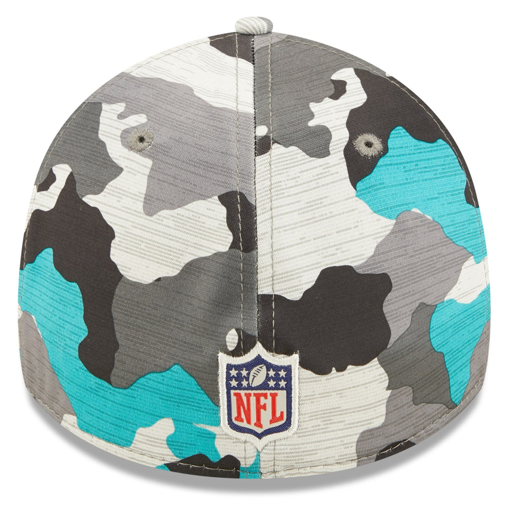Miami Dolphins New Era Camo 2022 NFL Training Camp Official 39THIRTY Flex Hat for Men product image 4, provided for visual