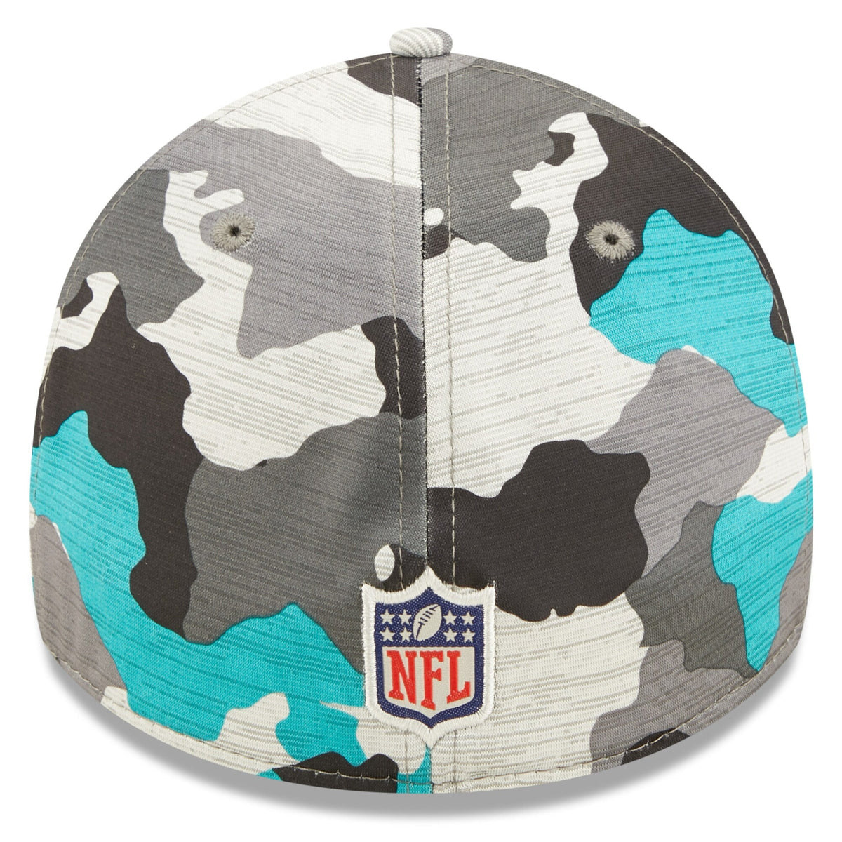 Miami Dolphins New Era Camo 2022 NFL Training Camp Official 39THIRTY Flex Hat for Men product image 4, provided for visual