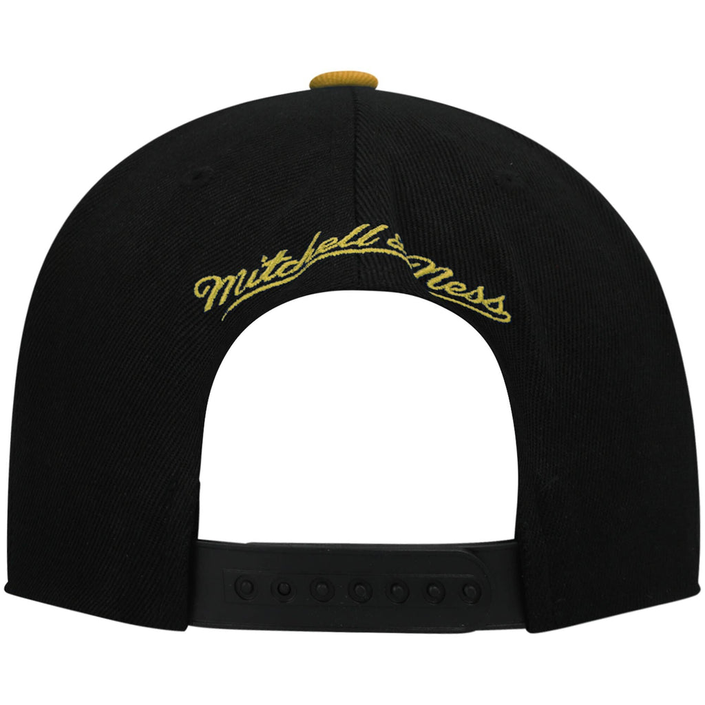 Miami Heat Mitchell & Ness Core Basic Snapback Hat - Black product image 4, provided for visual reference and product detail