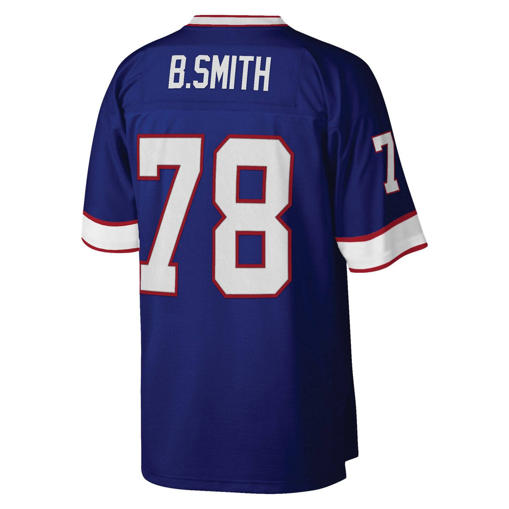 Buffalo Bills Bruce Smith Mitchell & Ness Royal 1990 Legacy Replica Jersey for Men product image 3, provided for visual