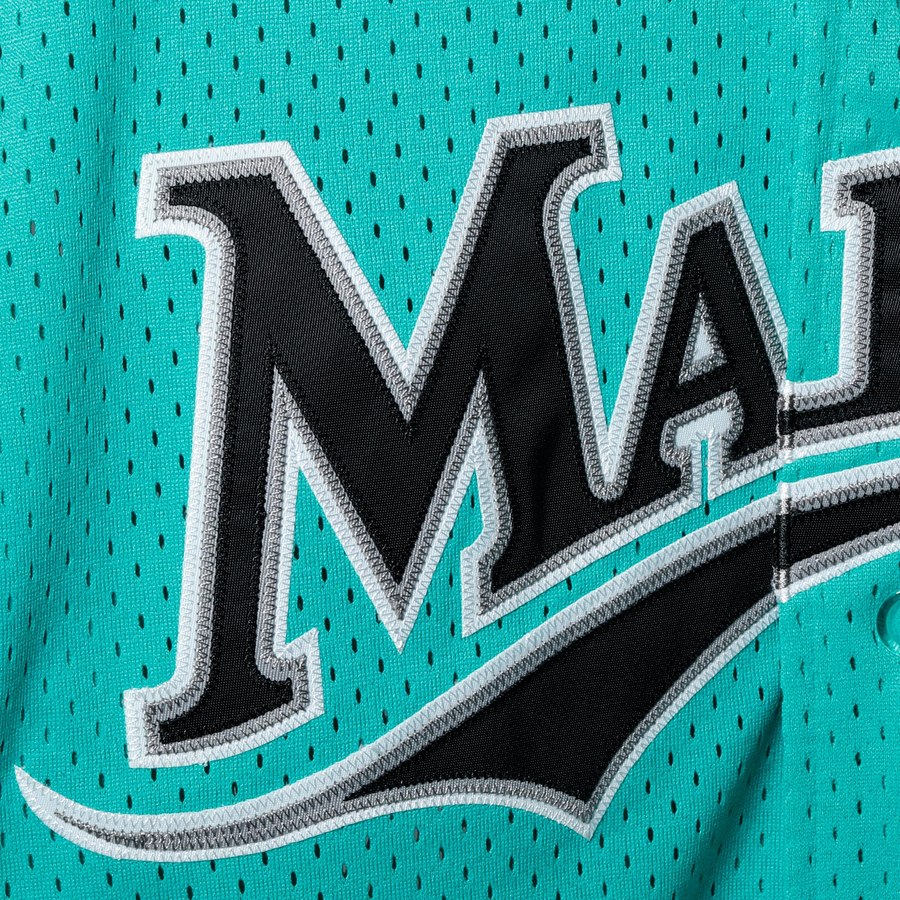 Florida Marlins Andre Dawson 1995 Mitchell & Ness Teal Fashion Cooperstown Collection Mesh Batting Practice Jersey for Men