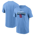 St. Louis Cardinals Nike Cooperstown Collection Rewind Arch T-Shirt - Light Blue product image 1, provided for visual