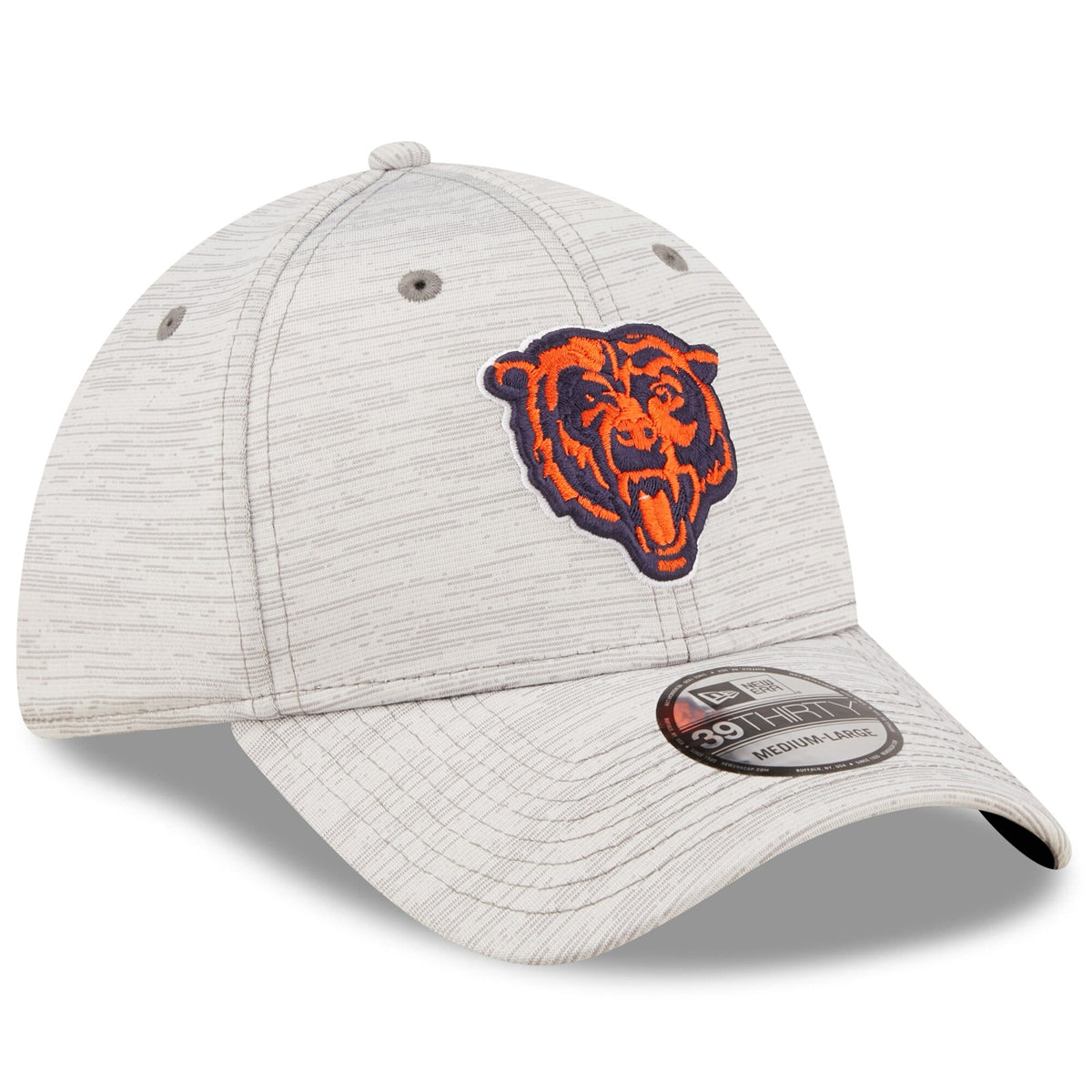 Chicago Bears New Era Gray 2022 NFL Training Camp Official Coach Mascot 39THIRTY Flex Hat for Men product image 3, provided