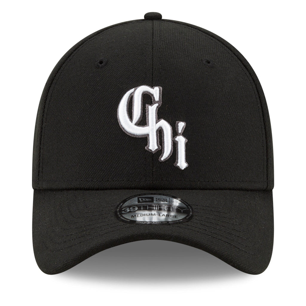 Chicago White Sox New Era Black City Connect 39THIRTY Flex Hat for Men product image 2, provided for visual reference and