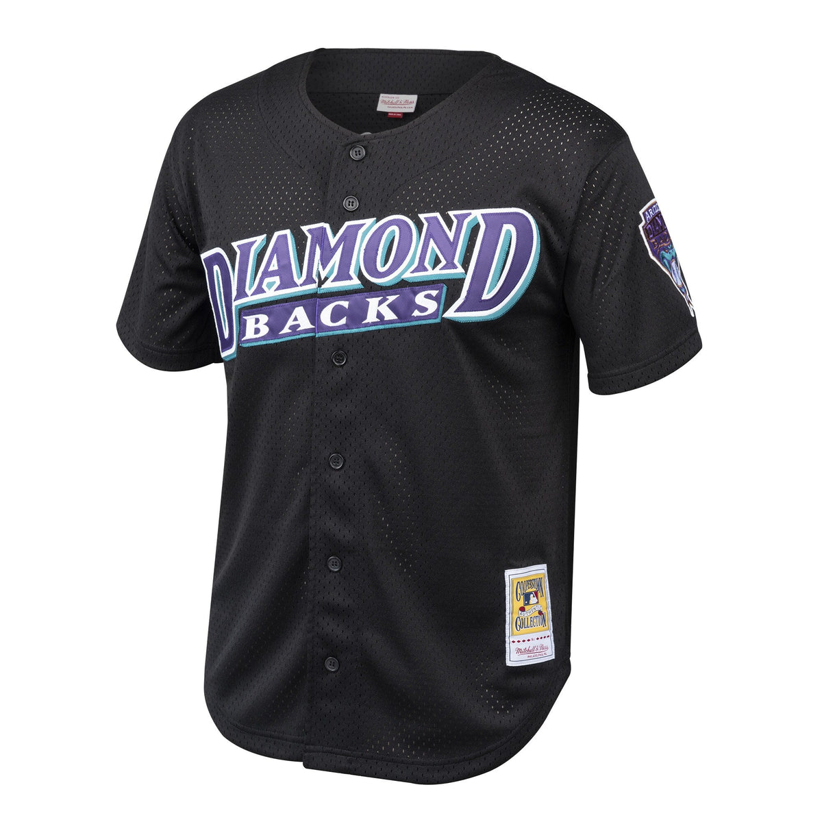 Randy Johnson Arizona Diamondbacks Mitchell & Ness Youth Cooperstown Collection Mesh Batting Practice Jersey - Black product