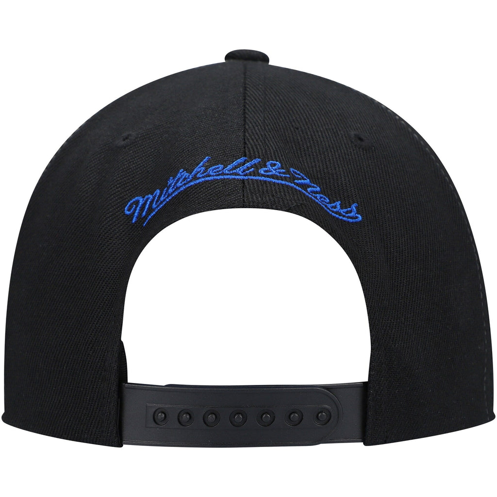 Mitchell & Ness Black Philadelphia 76ers Winner Circle Snapback Hat for Men product image 4, provided for visual reference