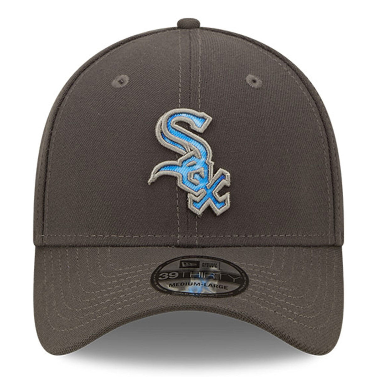 Chicago White Sox New Era 2022 Father's Day 39THIRTY Flex Hat - Graphite product image 2, provided for visual reference and