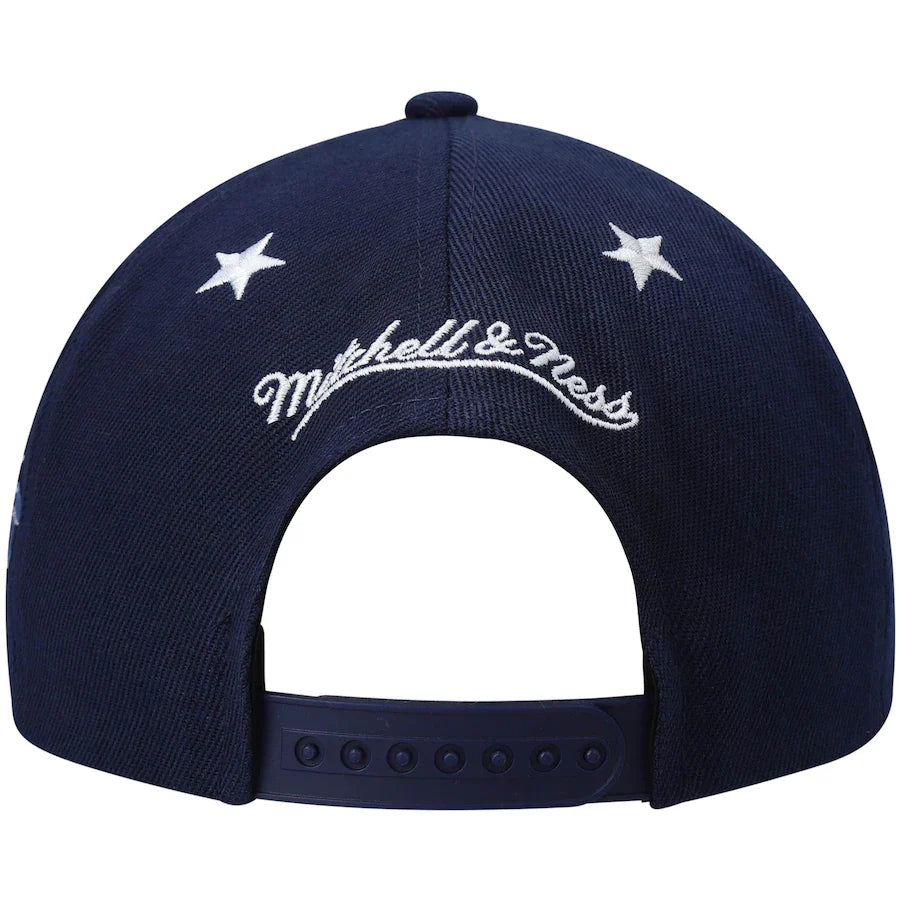 Houston Rockets NBA 97 Top Star HWC Navy Mitchell & Ness Snapback Hat product image 4, provided for visual reference and