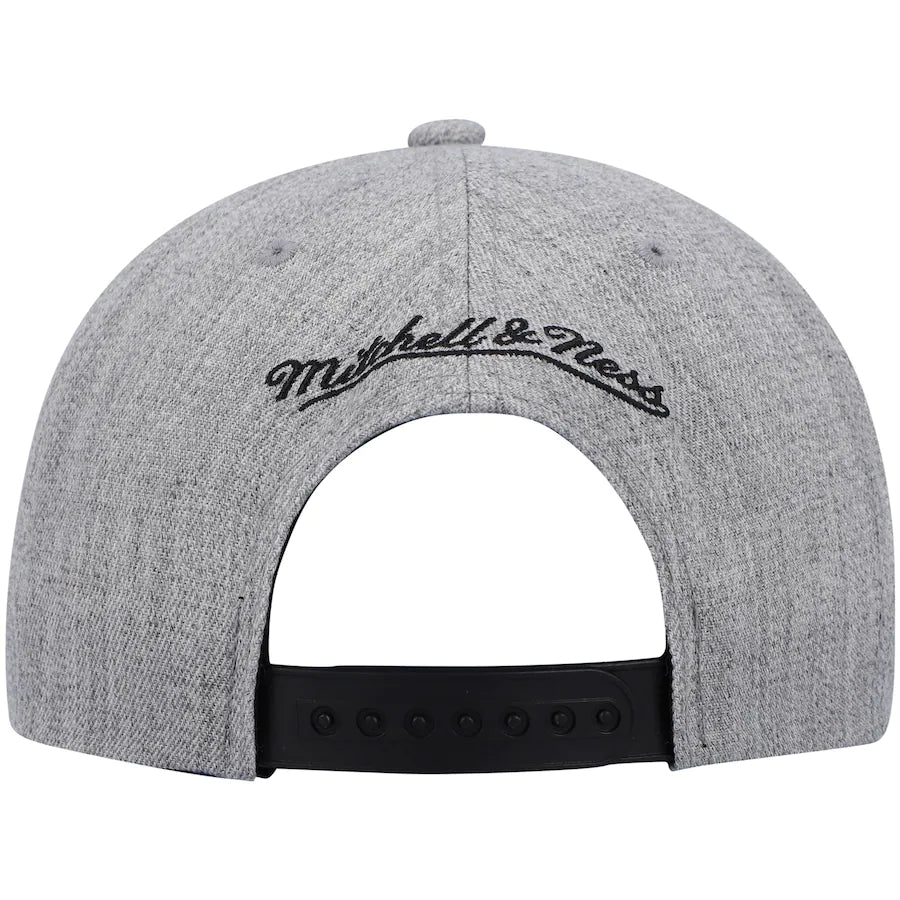 Philadelphia 76ers Team Classic Heathered 2.0 Mitchell & Ness Snapback Hat product image 4, provided for visual reference