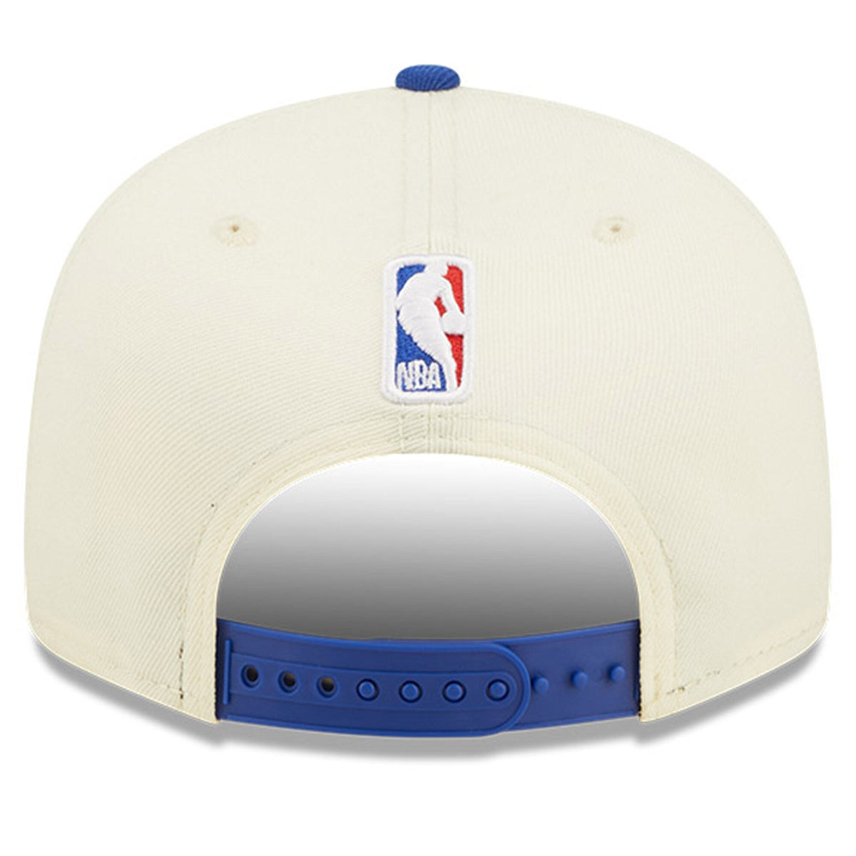Golden State Warriors New Era 2022 NBA Draft 9FIFTY Snapback Adjustable Hat - Cream/Blue product image 4, provided for