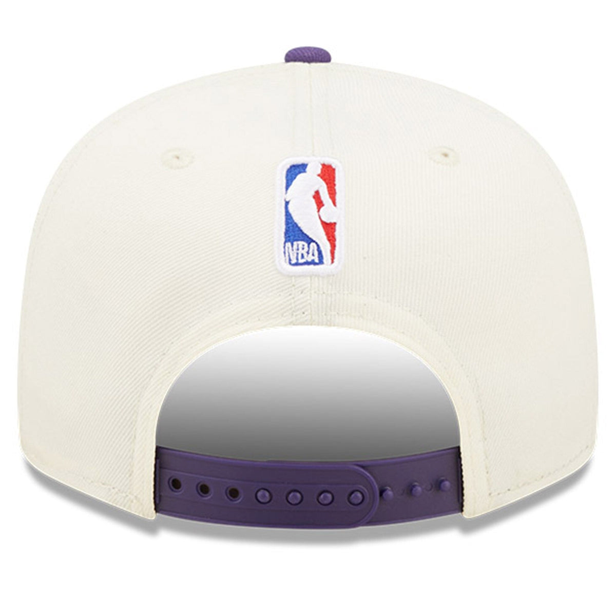 Phoenix Suns New Era 2022 NBA Draft 9FIFTY Snapback Adjustable Hat - Cream/Purple product image 4, provided for visual