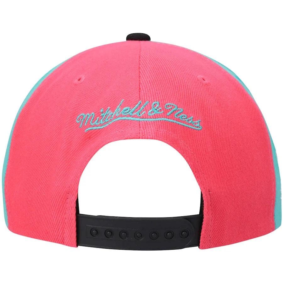 San Antonio Spurs NBA On The Block Mitchell & Ness Snapback Hat product image 4, provided for visual reference and product