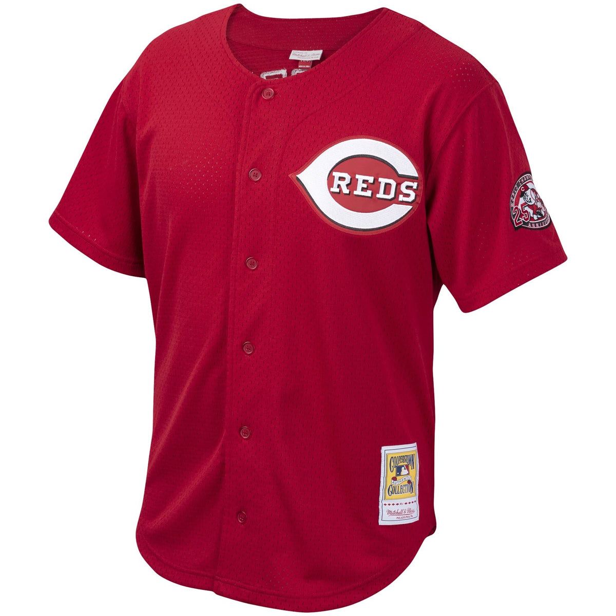 Youth Cincinnati Reds Ken Griffey Jr. Mitchell & Ness Red Cooperstown Collection Batting Practice Jersey product image 2,