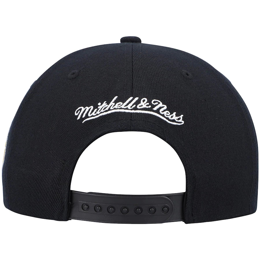 Indiana Pacers Team Script 2.0 Mitchell & Ness Snapback Hat product image 4, provided for visual reference and product