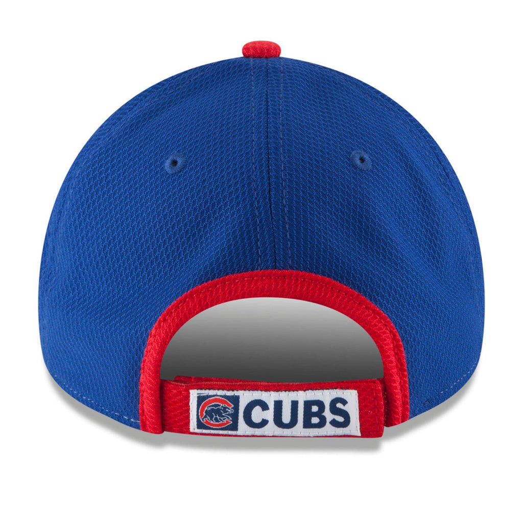Chicago Cubs New Era White/Red Perforated Block 9FORTY Adjustable Hat for Men product image 4, provided for visual reference