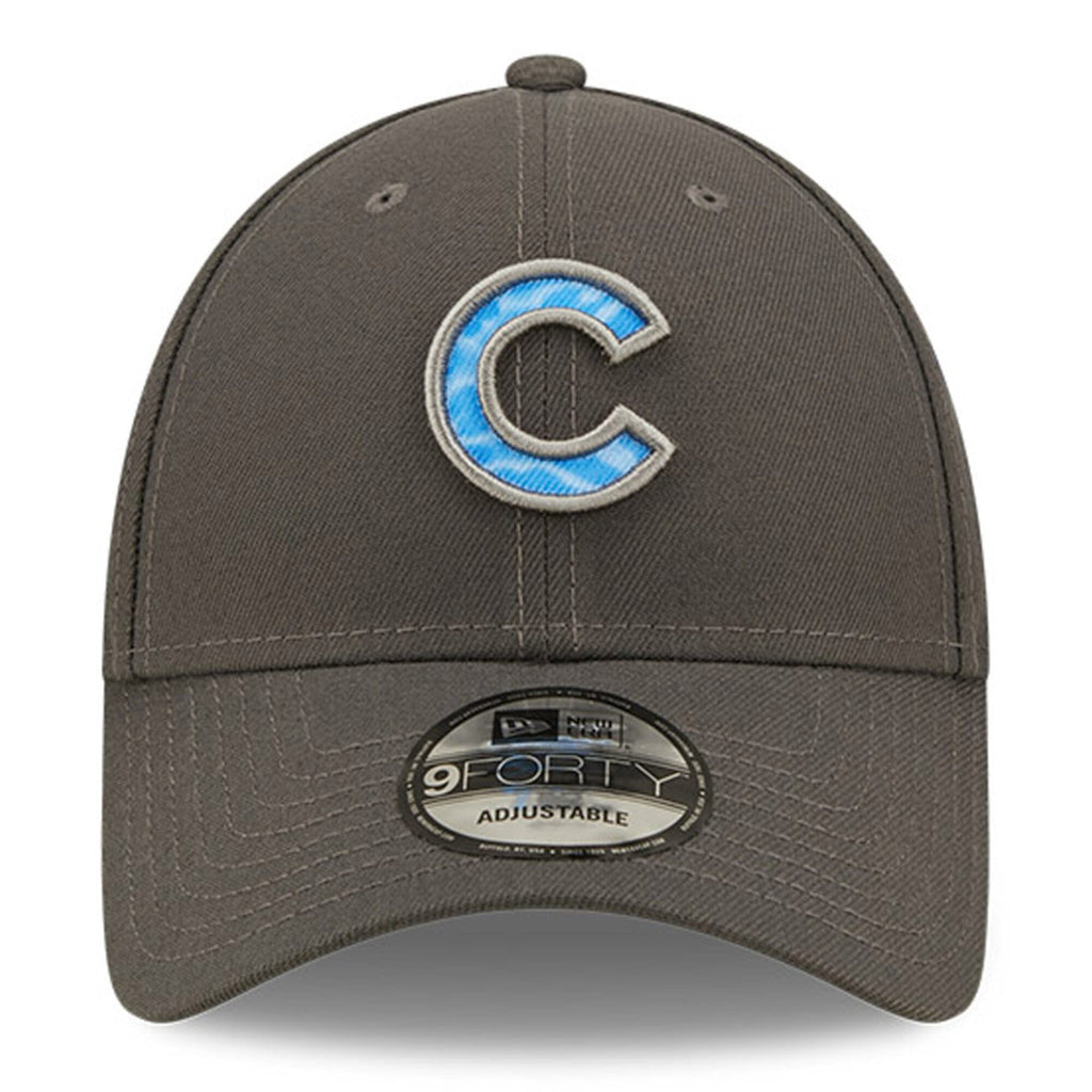 Chicago Cubs New Era Graphite 2022 Father's Day 9FORTY Adjustable Hat for Men product image 2, provided for visual reference