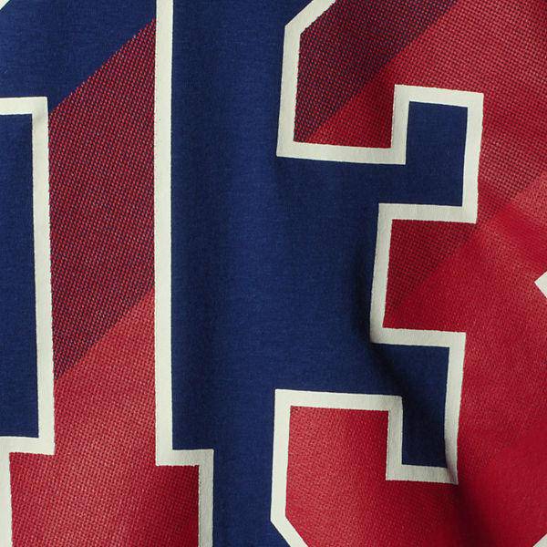 New York Giants Royal Nike Odell Beckham Jr. Prism Player T-Shirt for Men product image 3, provided for visual reference and