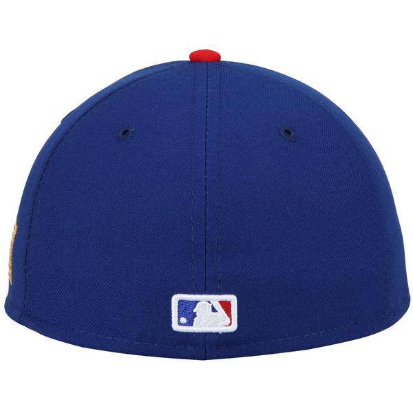 Chicago Cubs New Era Royal Authentic Collection On-Field 59FIFTY Low Profile Fitted Hat with 9/11 Side Patch for Men product